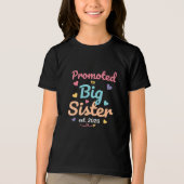 Going To Be Big Sister 2026 Sweet Sibling Reveal トライブレンドTシャツ (正面)