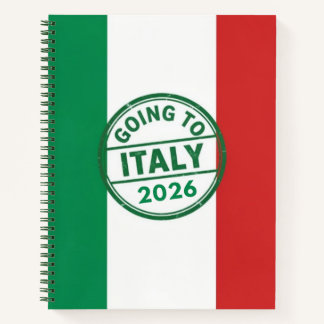 Going to Italy 2026 ノートブック