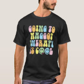 Going To Maggot Therapy Is Cool  Weird Satire Y2K  Tシャツ (正面)