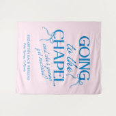 Going to the Chapel Bachelorette Weekend タペストリー (正面(横))