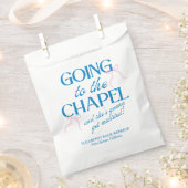 Going to the Chapel Bachelorette Weekend フェイバーバッグ (クリップ留めされた状態)