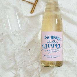 Going to the Chapel Bachelorette Weekend ワインラベル