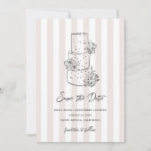 Going to the Chapel Colorful Stripe Photo セーブザデート (正面)