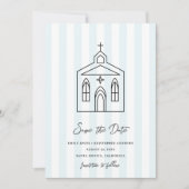 Going to the Chapel Colorful Stripe Photo セーブザデート (正面)