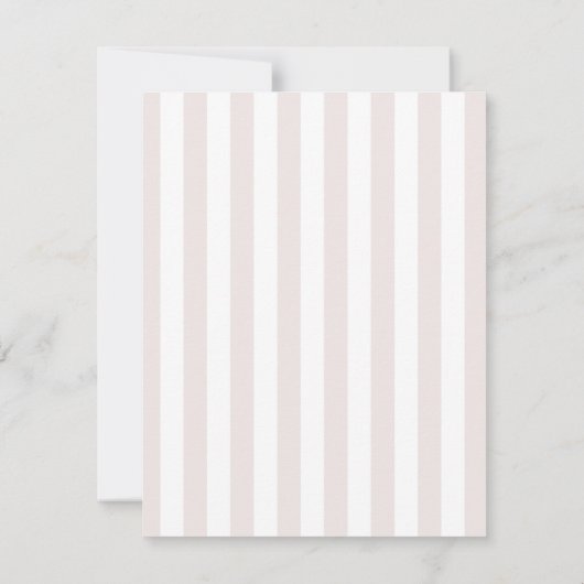 Going to the Chapel Coquette Bow Wedding 出欠カード (裏面)