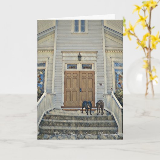 Going to the Chapel Full Sized Greeting Card カード (黄色い花)