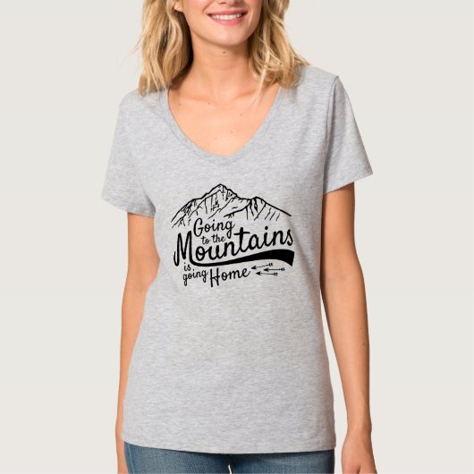 Going to the Mountains Tシャツ (正面)