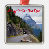 Going-to-the-sun Road Glacier Montana メタルオーナメント (正面)