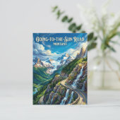Going-to-the-Sun Road USA ポストカード (スタンド正面)
