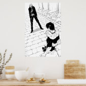 Gojo confronts Toji  Jujutsu Kaisen Manga Panel ポスター (キッチン)