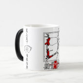 Gojo Satoru Infinity Hand Mug – Limitless Power ☕ モーフィングマグカップ (正面左)