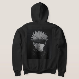 “Gojo Satoru Streetwear hoodies – Black Anime Tee  パーカ