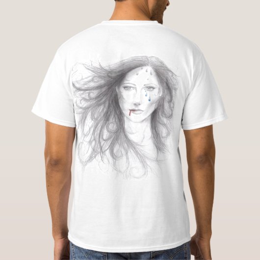 Goju Ryuの空手の美しいはTシャツをします Tシャツ (裏面)