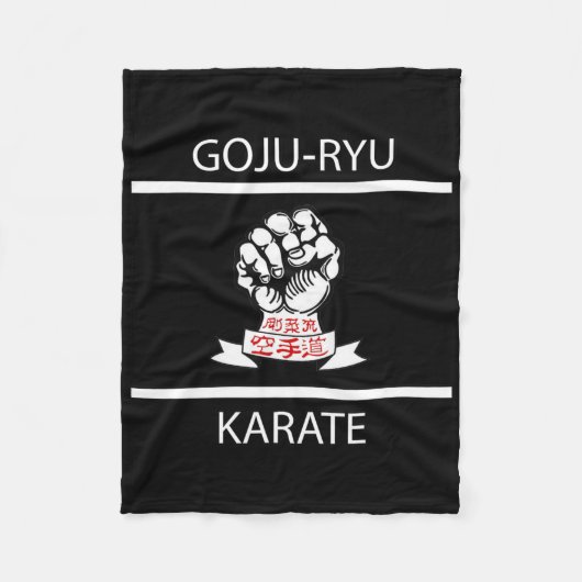 Goju-ryu Karate  フリースブランケット (正面)