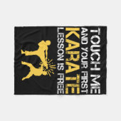 Goju Ryu Karate 3  フリースブランケット (正面(横))