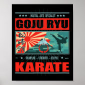 Goju Ryu Karate Kanji  ポスター (正面)