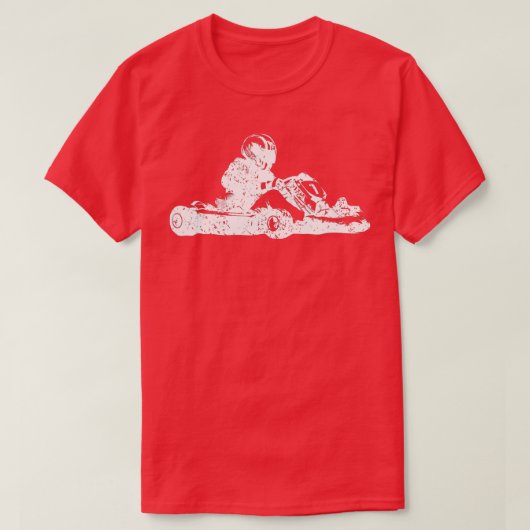 GoKartシャツKart Racing GoCart Karting Men Kids Tシャツ (デザイン正面)
