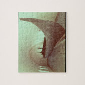 Gokstadのlongship (木) ジグソーパズル (縦)