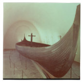 Gokstadのlongship (木) タイル (正面)