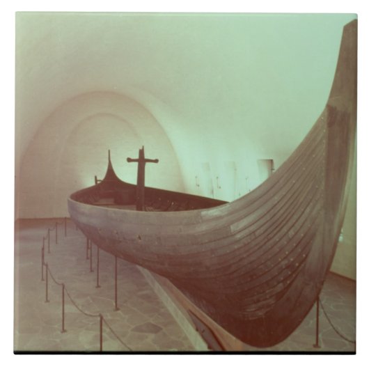 Gokstadのlongship (木) タイル (正面)