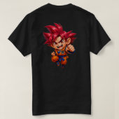 Goku God Mode « madebyb1 » Tシャツ (デザイン裏面)