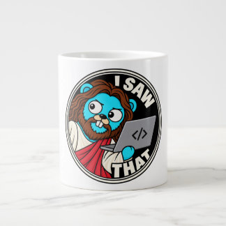 Golang ゴーファー イエス メーム ジャンボコーヒーマグカップ