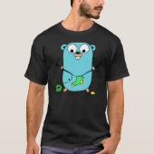 Golang Gopher Go Knitting Classic T-Shirt Tシャツ (正面)