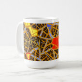 GOLD 11L25 - Artistic Mug - GGAST コーヒーマグカップ (正面左)