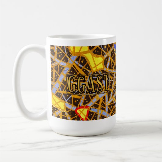 GOLD 11L25 - Artistic Mug - GGAST コーヒーマグカップ (左)