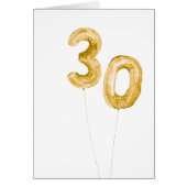 gold 30th bday balloons (正面)