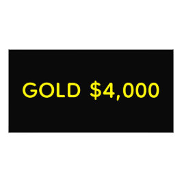 Gold $4,000 Market Celebration フォトプリント