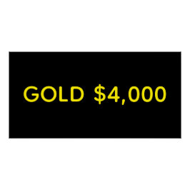Gold $4,000 Market Celebration ポスター