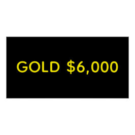 Gold $6,000 Market Celebration ポスター