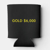 Gold $6,000 Market Celebration 缶クーラー (裏面)
