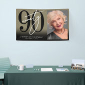 Gold 80th Birthday Party 横断幕 (トレードショー)