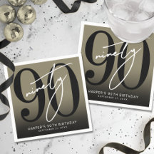 Gold 90th Birthday Party