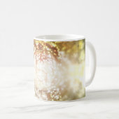 gold abstract blur background, with defocused boke コーヒーマグカップ (正面右)