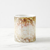 gold abstract blur background, with defocused boke コーヒーマグカップ (中央)