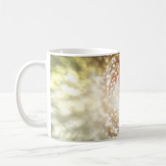 gold abstract blur background, with defocused boke コーヒーマグカップ (左)