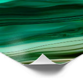 Gold Adern: Digitale Hommage an grüne Mineralien ポスター (コーナー)