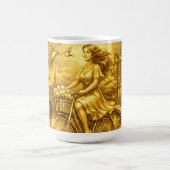Gold Amsterdam Arched Bridges Charm コーヒーマグカップ (中央)