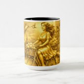 Gold Amsterdam Arched Bridges Charm マグカップ (中央)