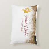 Gold and black   アクセントクッション (裏面(縦))