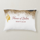 Gold and black   アクセントクッション (裏面)