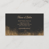 Gold and black 名刺 (裏面)