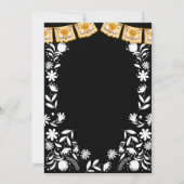 Gold and Black Arch Cielito Lindo Baptism 招待状 (裏面)