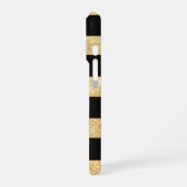 Gold and Black IPhone 16 Pro Case iPhoneケース (左側面)