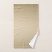 Gold and cream stripe pattern バスタオルセット (ハンドタオル)