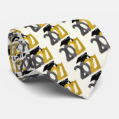 Gold and Gray Class of 2027 Graduation ネクタイ (ロール)