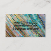 Gold and Opal 名刺 (裏面)